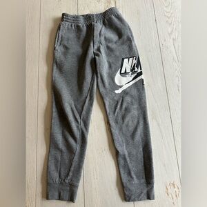 Nike Air Jordan Boys Charcoal Fleece Jogger Pants